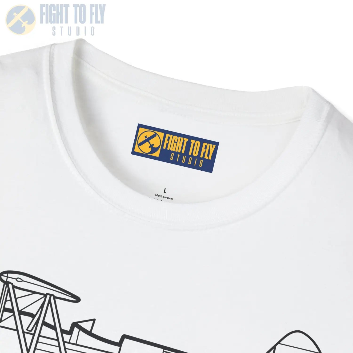 Stearman PT-17 Kaydet Side View T-Shirt - Pilot gifts - WWII warbird t-shirt