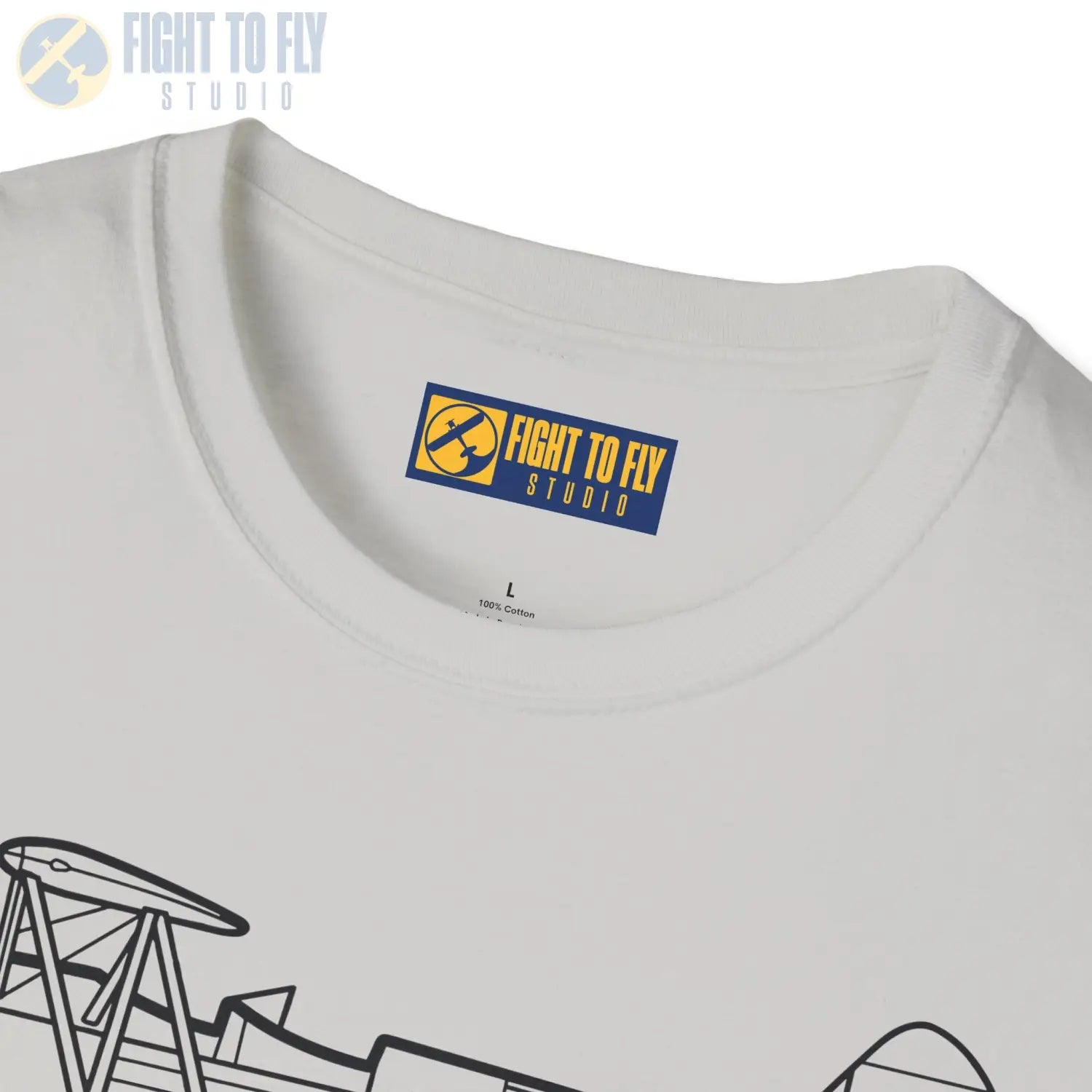 Stearman PT-17 Kaydet Side View T-Shirt - Pilot gifts - WWII warbird t-shirt