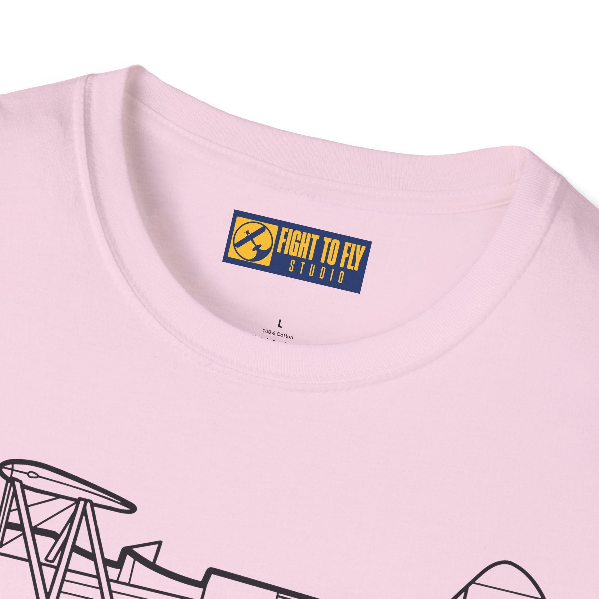 PT-17 Side View T-Shirt – Stearman WWII Trainer Biplane Tee - Pilot gifts - warbird t-shirt
