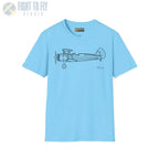 Stearman PT-17 Kaydet Side View T-Shirt - Pilot gifts - WWII warbird t-shirt