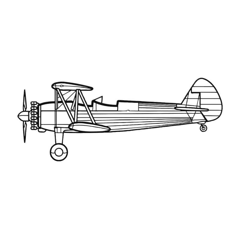 PT-17 Stearman Die Cut Metal Wall Art - Sign - Pilot gifts - WWII warbird t-shirt