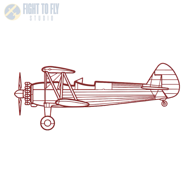 PT-17 Stearman Die Cut Metal Wall Art - Sign - Pilot gifts - WWII warbird t-shirt