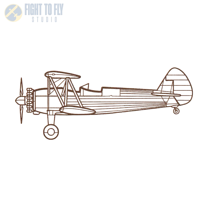 PT-17 Stearman Die Cut Metal Wall Art - Sign - Pilot gifts - WWII warbird t-shirt