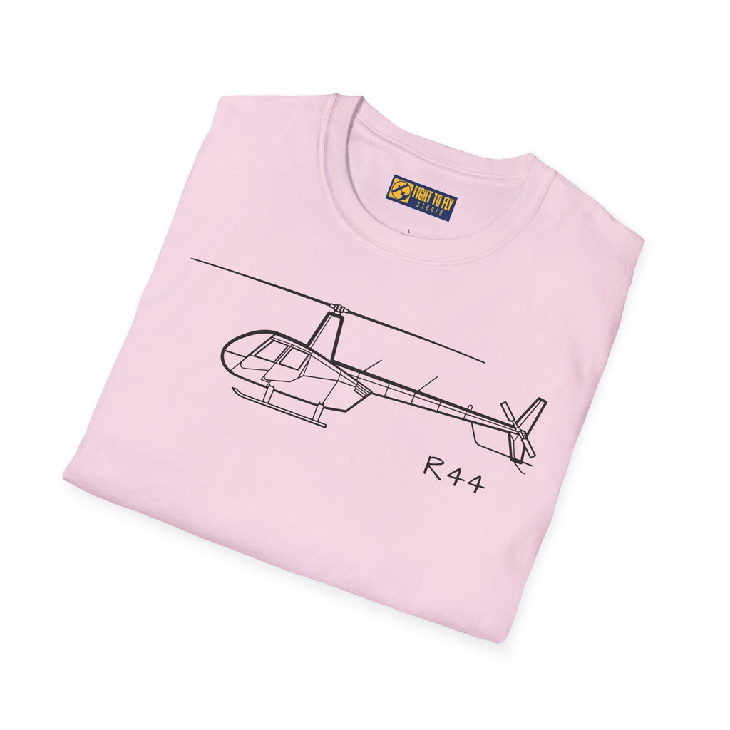 R44 T-Shirt – Light Helicopter Aviation Tee - Pilot gifts - WWII warbird t-shirt