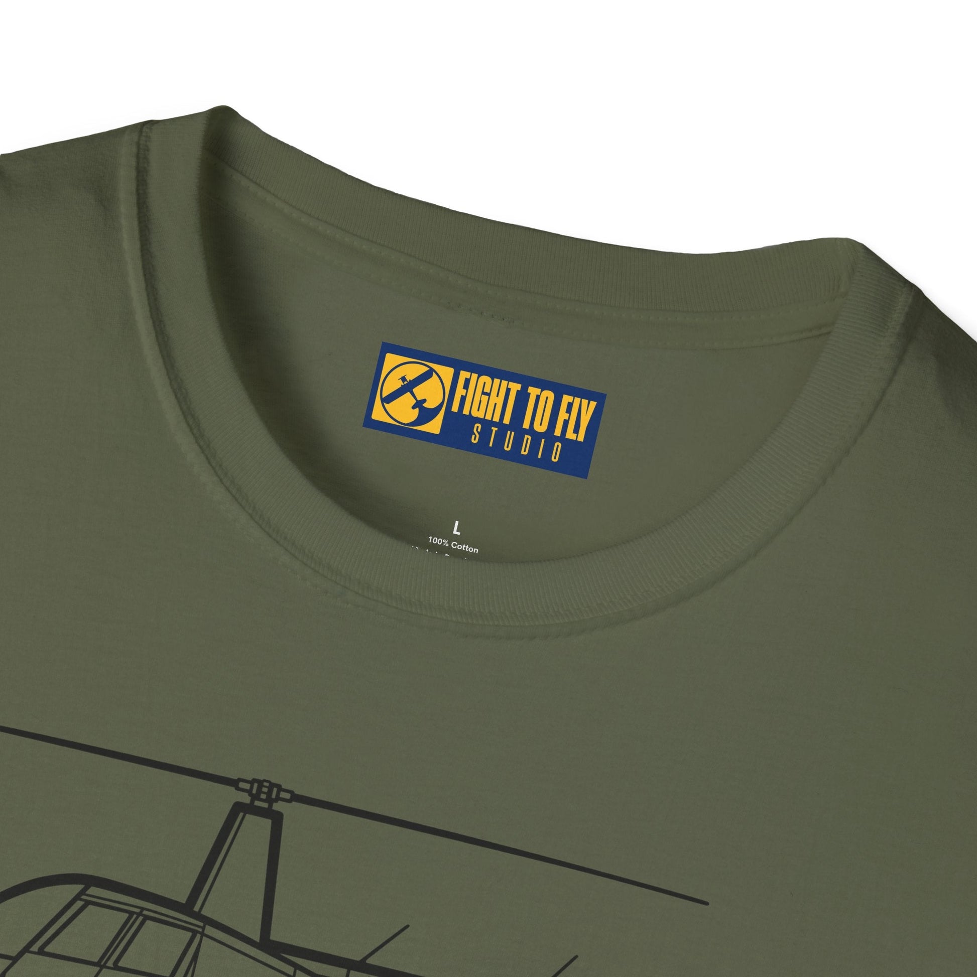 R44 T-Shirt – Light Helicopter Aviation Tee - Pilot gifts - WWII warbird t-shirt