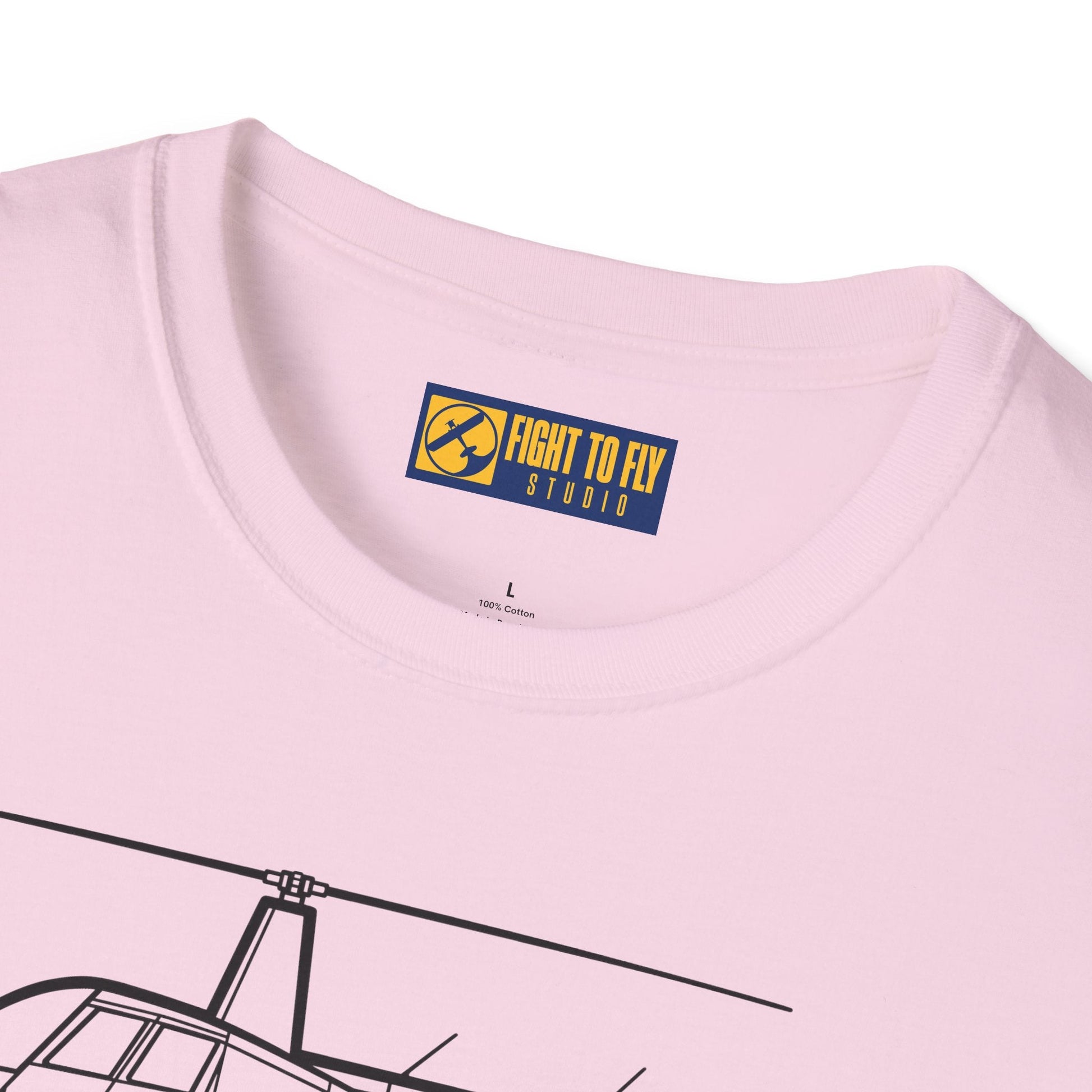 R44 T-Shirt – Light Helicopter Aviation Tee - Pilot gifts - WWII warbird t-shirt