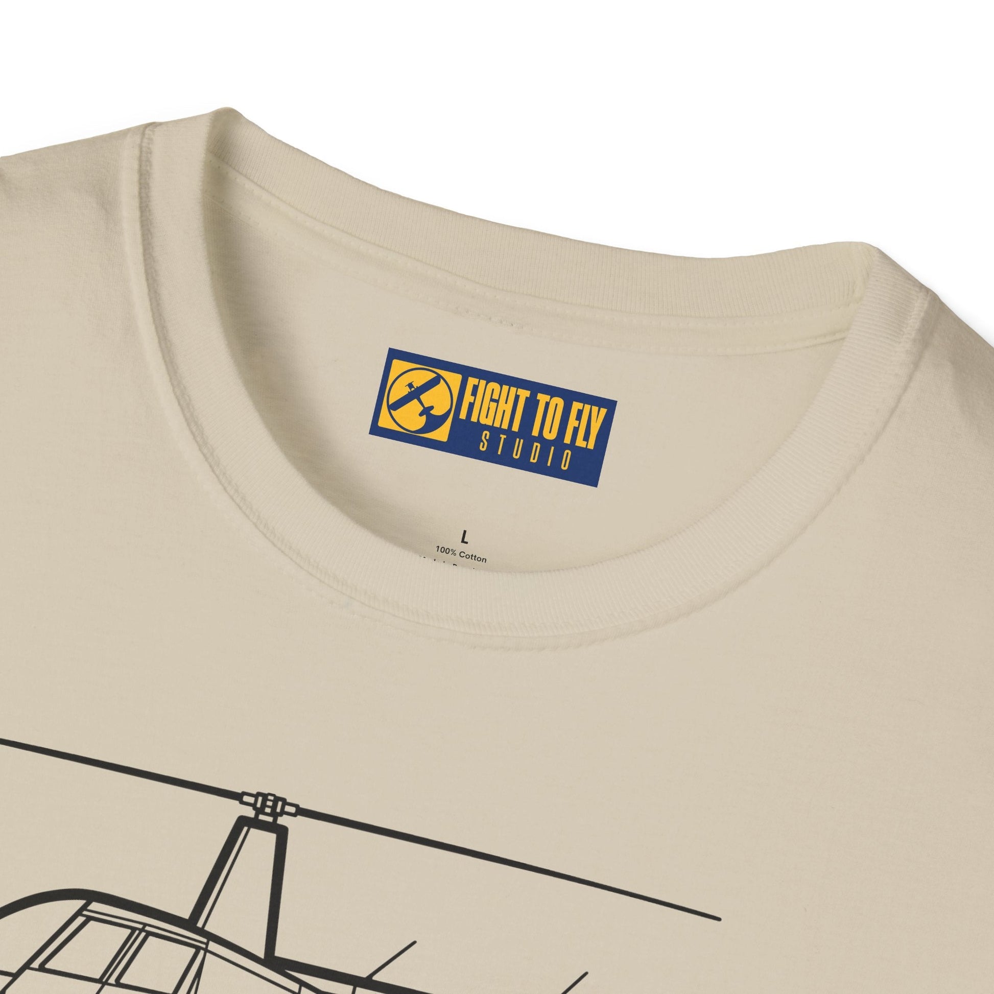 R44 T-Shirt – Light Helicopter Aviation Tee - Pilot gifts - WWII warbird t-shirt
