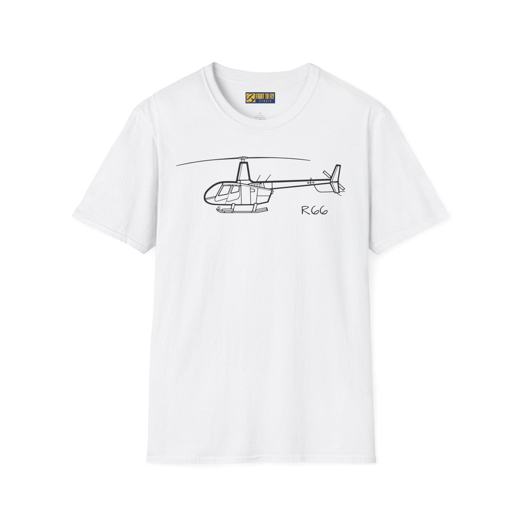 R66 T-Shirt – Turbine Helicopter Aviation Tee - Pilot gifts - WWII warbird t-shirt