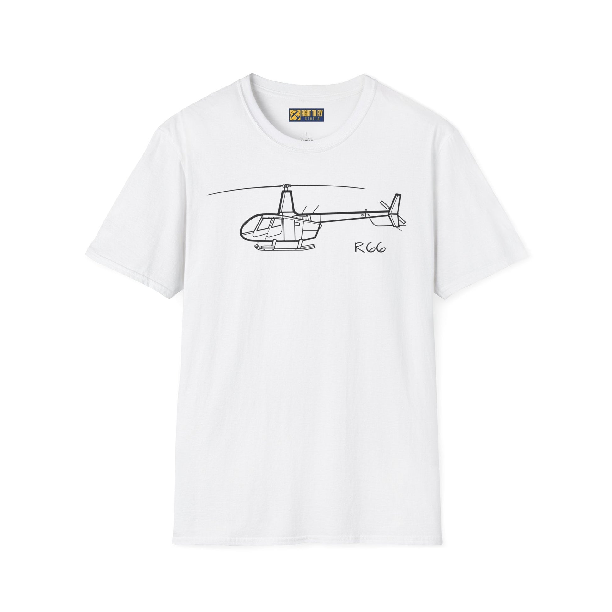 R66 T-Shirt – Turbine Helicopter Aviation Tee - Pilot gifts - WWII warbird t-shirt