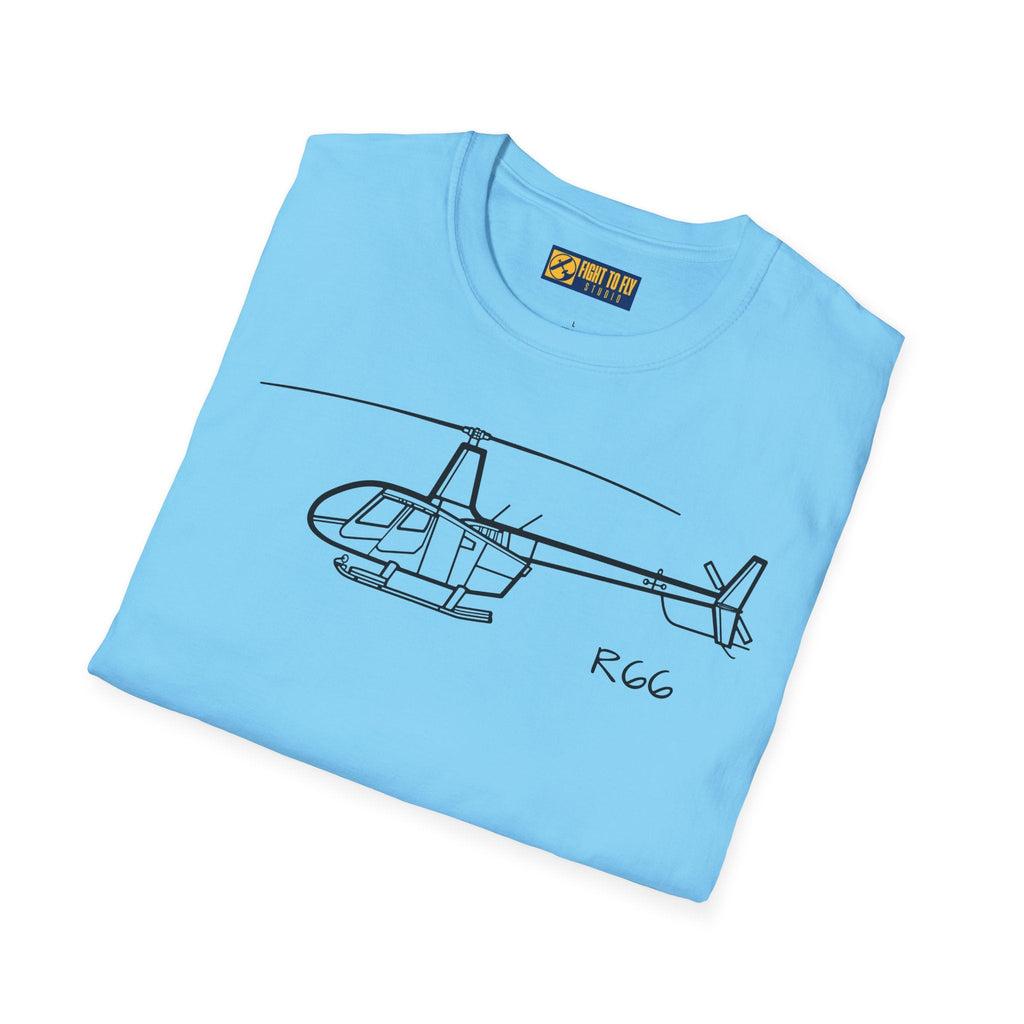 R66 T-Shirt – Turbine Helicopter Aviation Tee - Pilot gifts - WWII warbird t-shirt