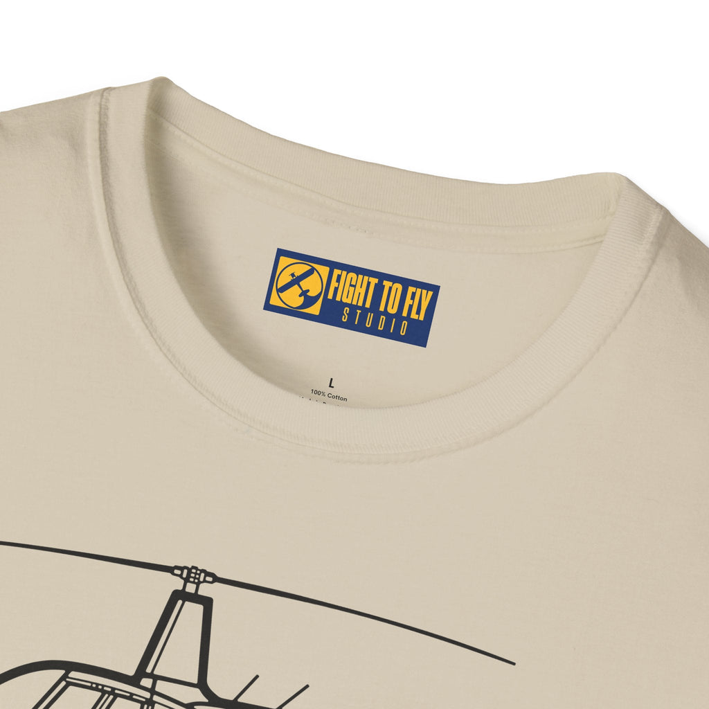 R66 T-Shirt – Turbine Helicopter Aviation Tee - Pilot gifts - WWII warbird t-shirt