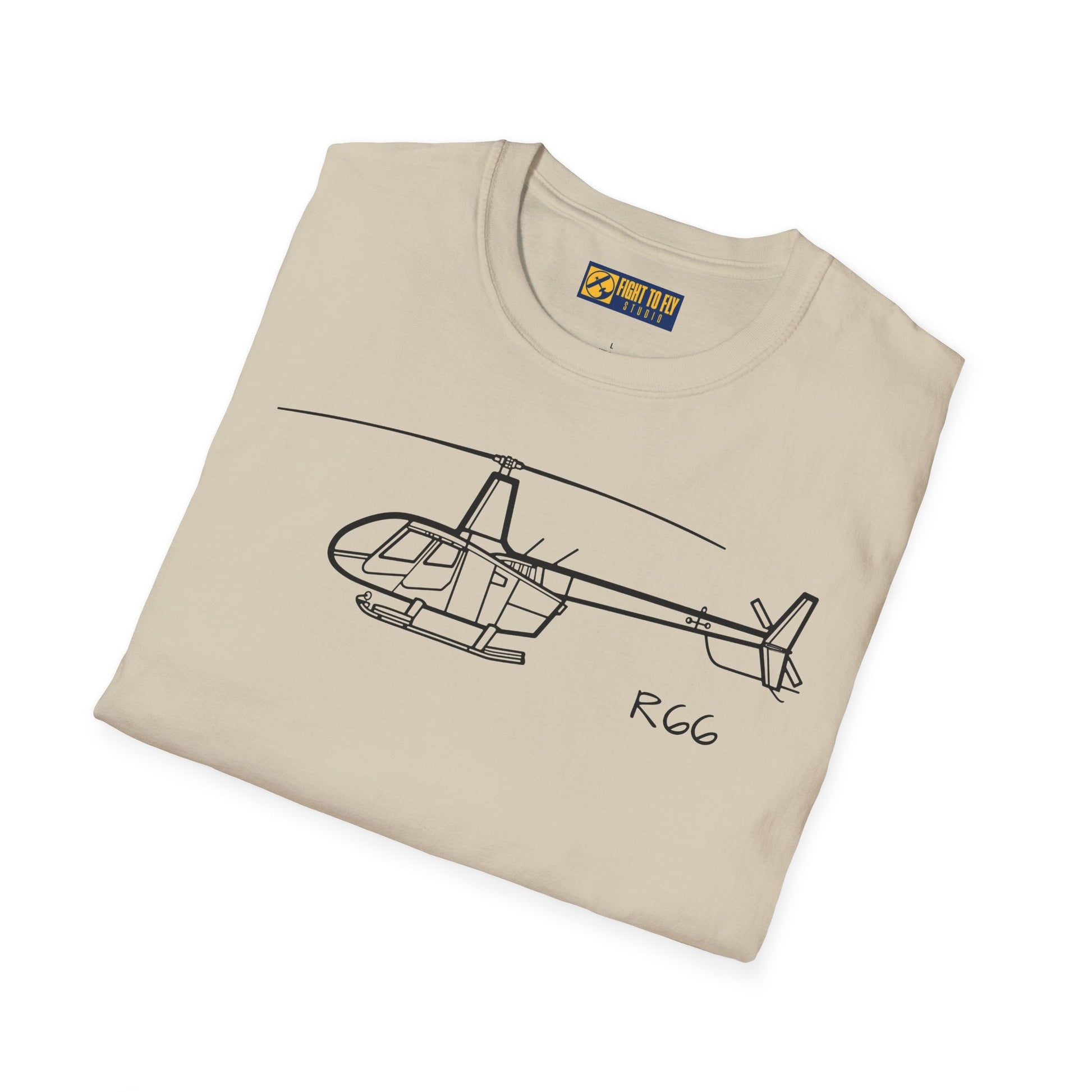 R66 T-Shirt – Turbine Helicopter Aviation Tee - Pilot gifts - WWII warbird t-shirt