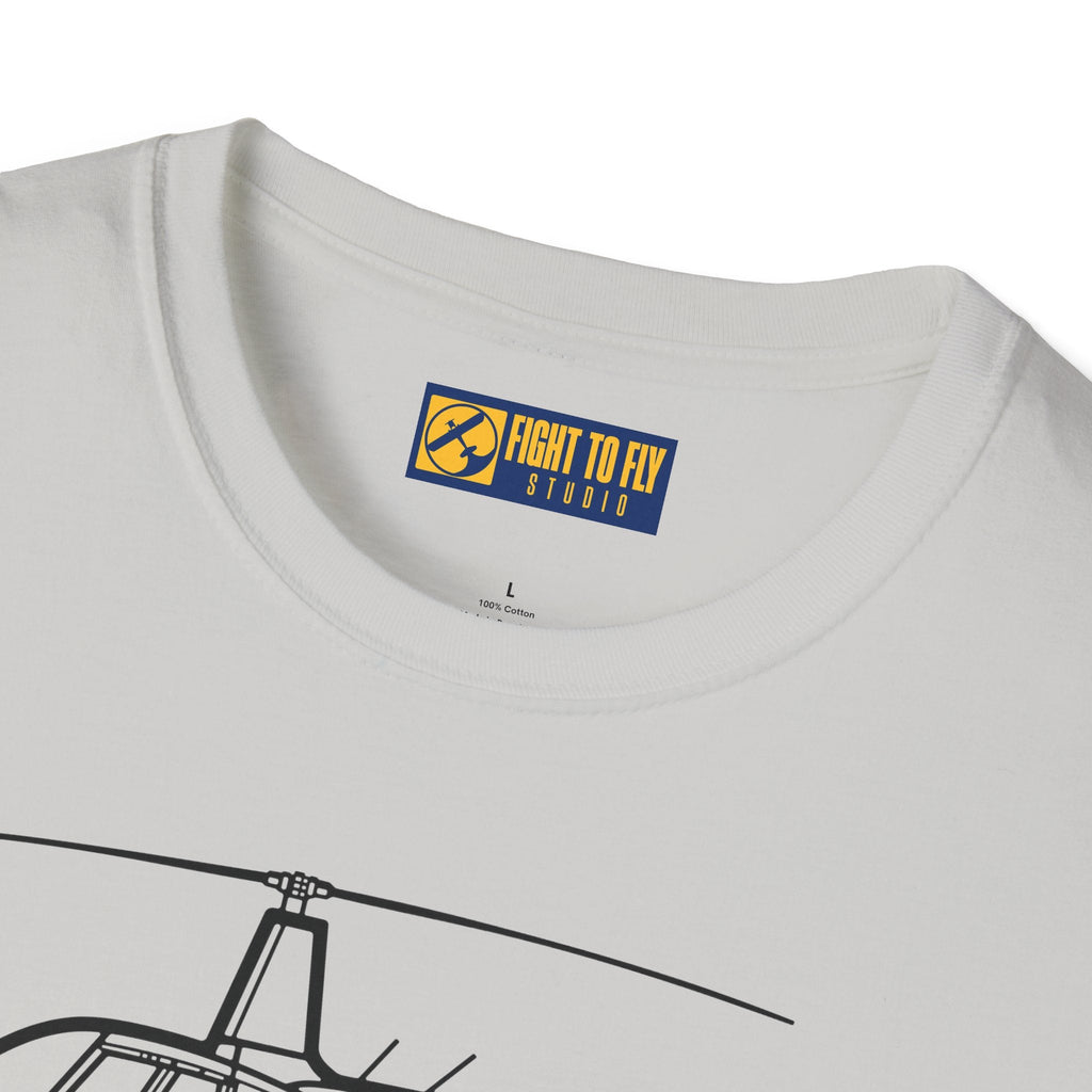R66 T-Shirt – Turbine Helicopter Aviation Tee - Pilot gifts - WWII warbird t-shirt