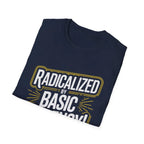 Radicalized by Basic Decency T-Shirt - Pilot gifts - WWII warbird t-shirt