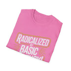 Radicalized by Basic Decency T-Shirt - Pilot gifts - WWII warbird t-shirt