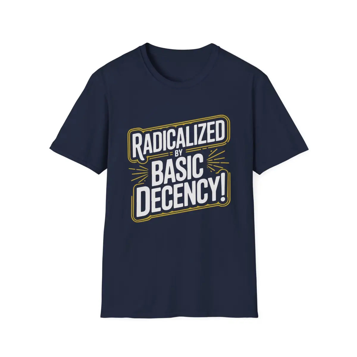 Radicalized by Basic Decency T-Shirt - Pilot gifts - WWII warbird t-shirt