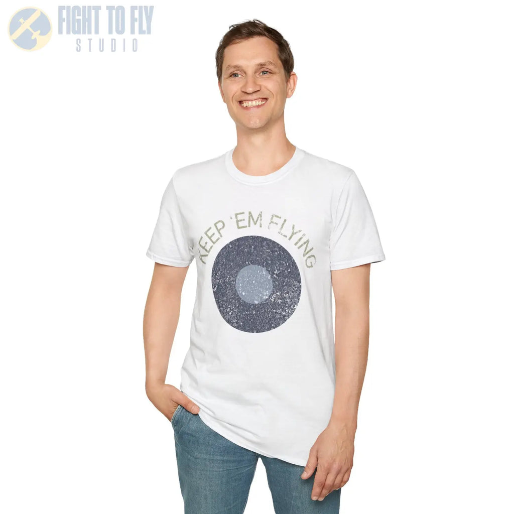 RAF Far East Command Roundel “Keep ’Em Flying” T Shirt Pilot gifts WWII warbird t shirt