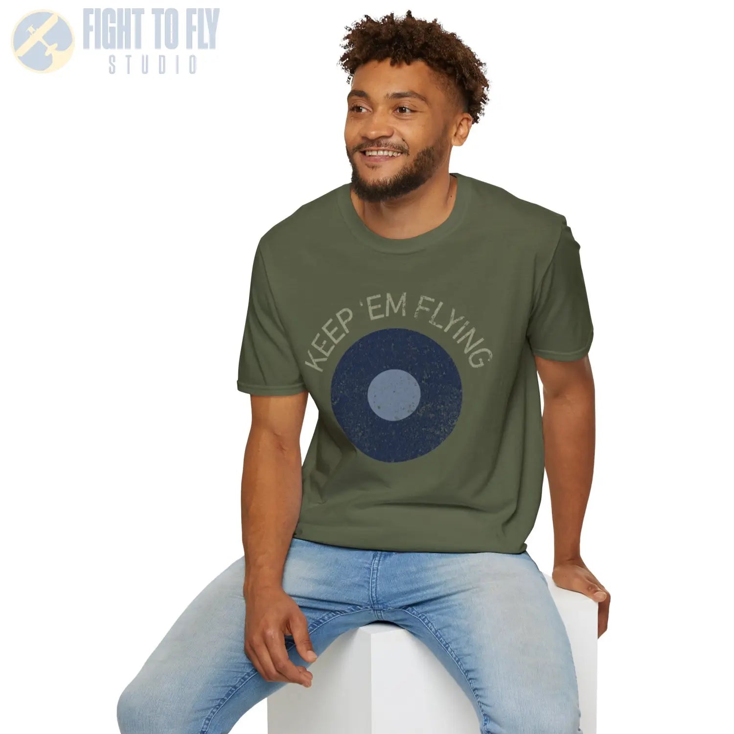 RAF Far East Command Roundel “Keep ’Em Flying” T Shirt Pilot gifts WWII warbird t shirt