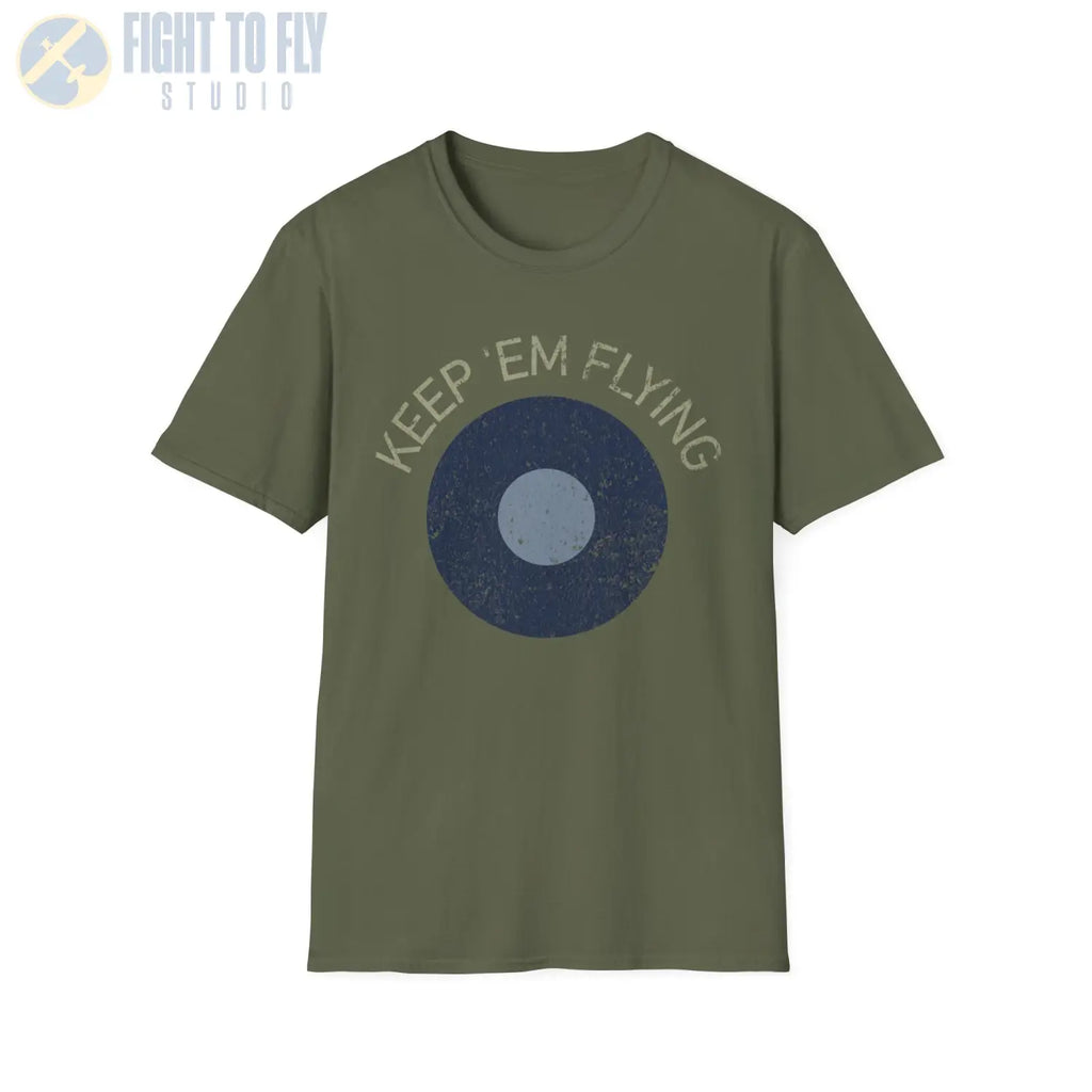 RAF Far East Command Roundel “Keep ’Em Flying” - T-Shirt - Pilot gifts - WWII warbird t-shirt