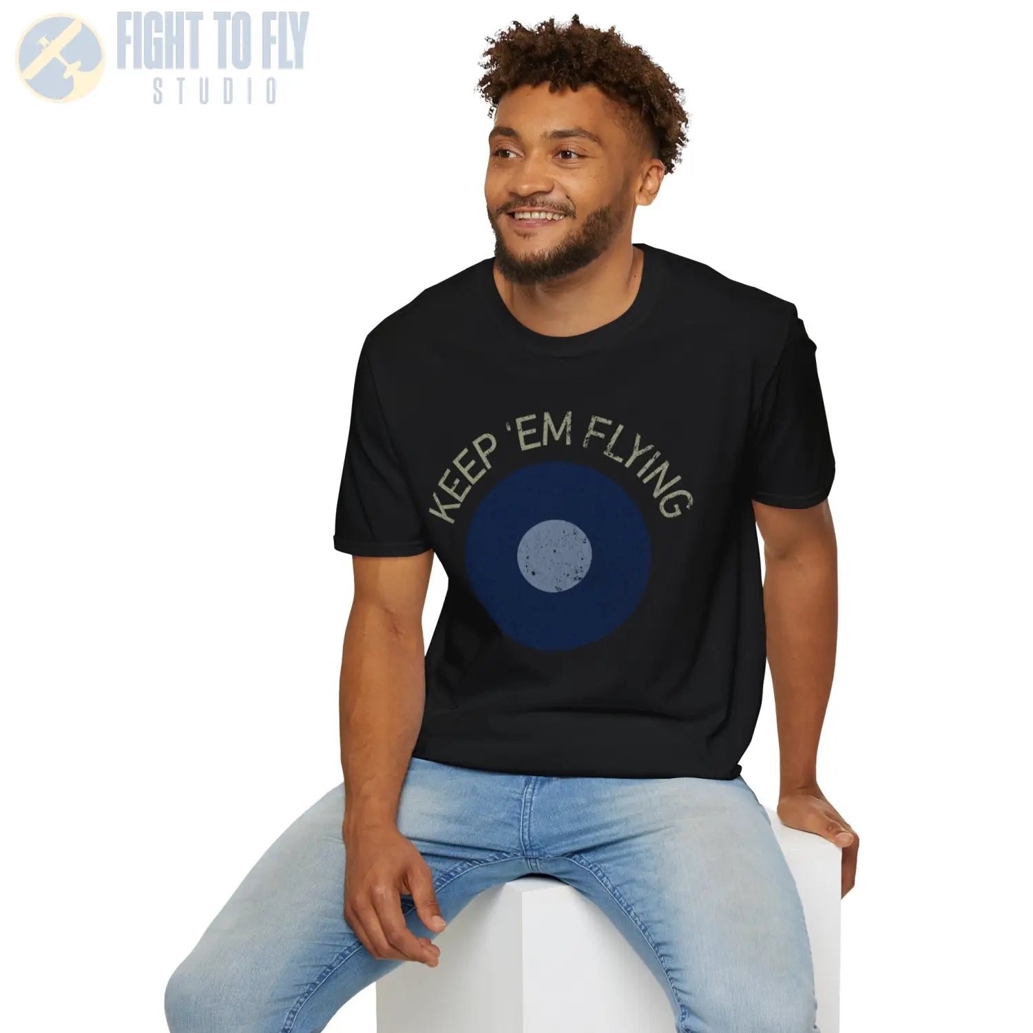 RAF Far East Command Roundel “Keep ’Em Flying” T Shirt Pilot gifts WWII warbird t shirt