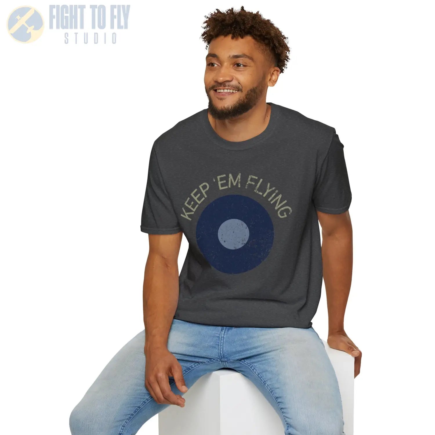RAF Far East Command Roundel “Keep ’Em Flying” - T-Shirt - Pilot gifts - WWII warbird t-shirt