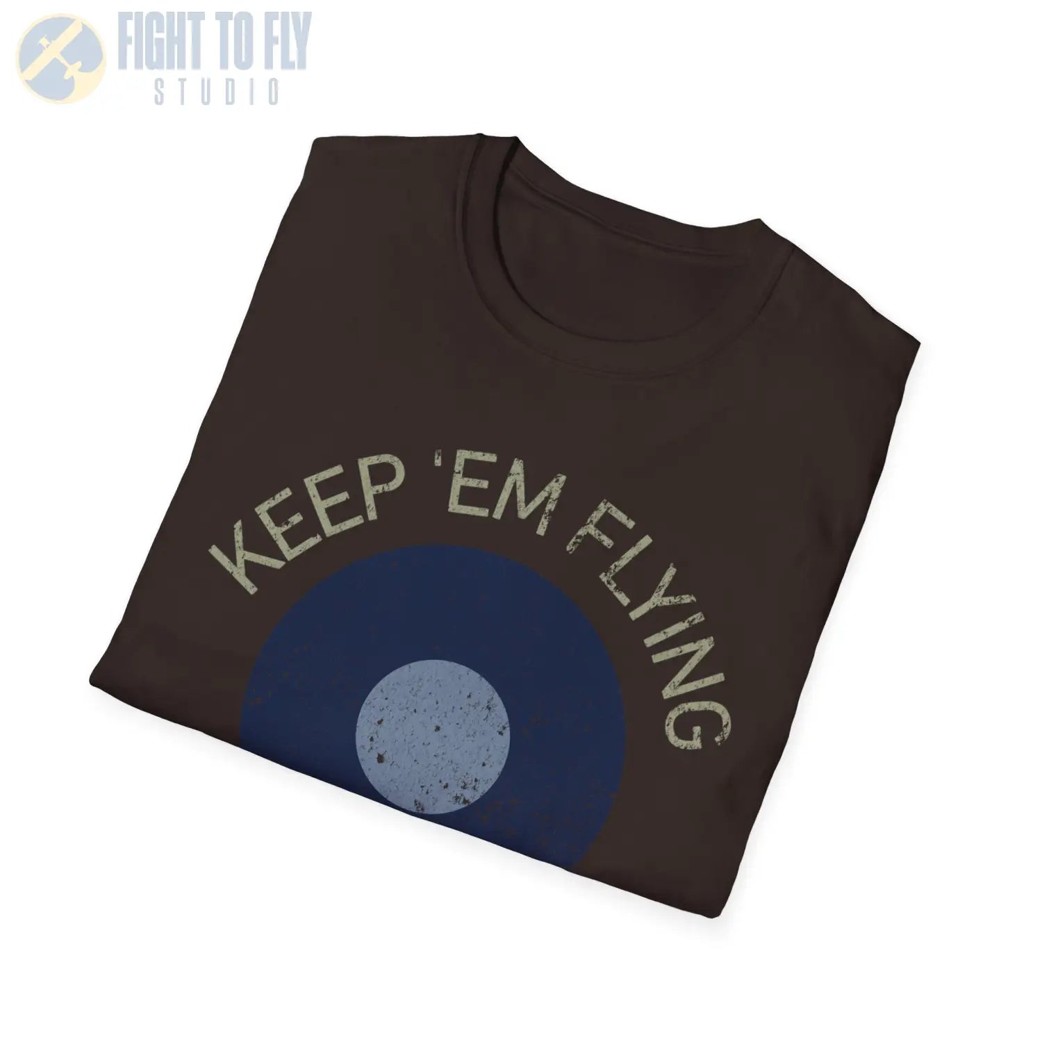 RAF Far East Command Roundel “Keep ’Em Flying” T Shirt Pilot gifts WWII warbird t shirt