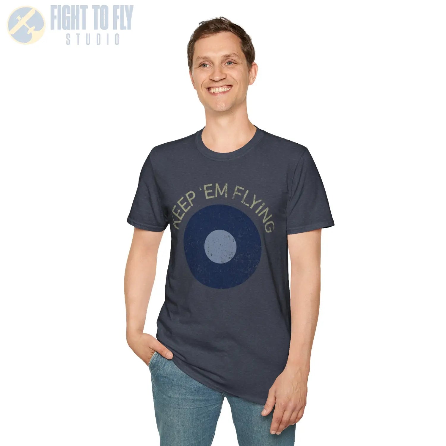RAF Far East Command Roundel “Keep ’Em Flying” T Shirt Pilot gifts WWII warbird t shirt