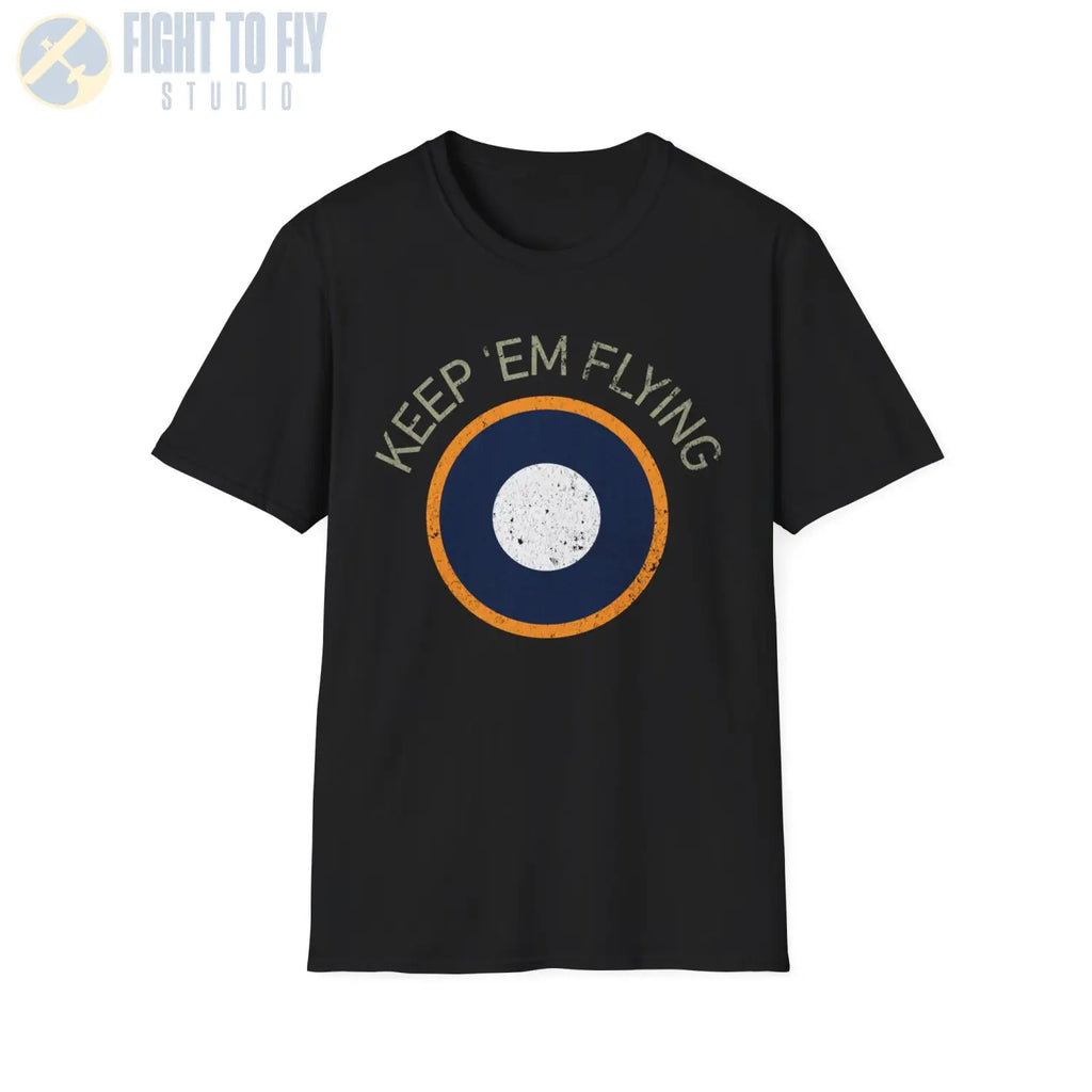 RAF SEAC Roundel “Keep ’Em Flying” - T-Shirt - Pilot gifts - WWII warbird t-shirt