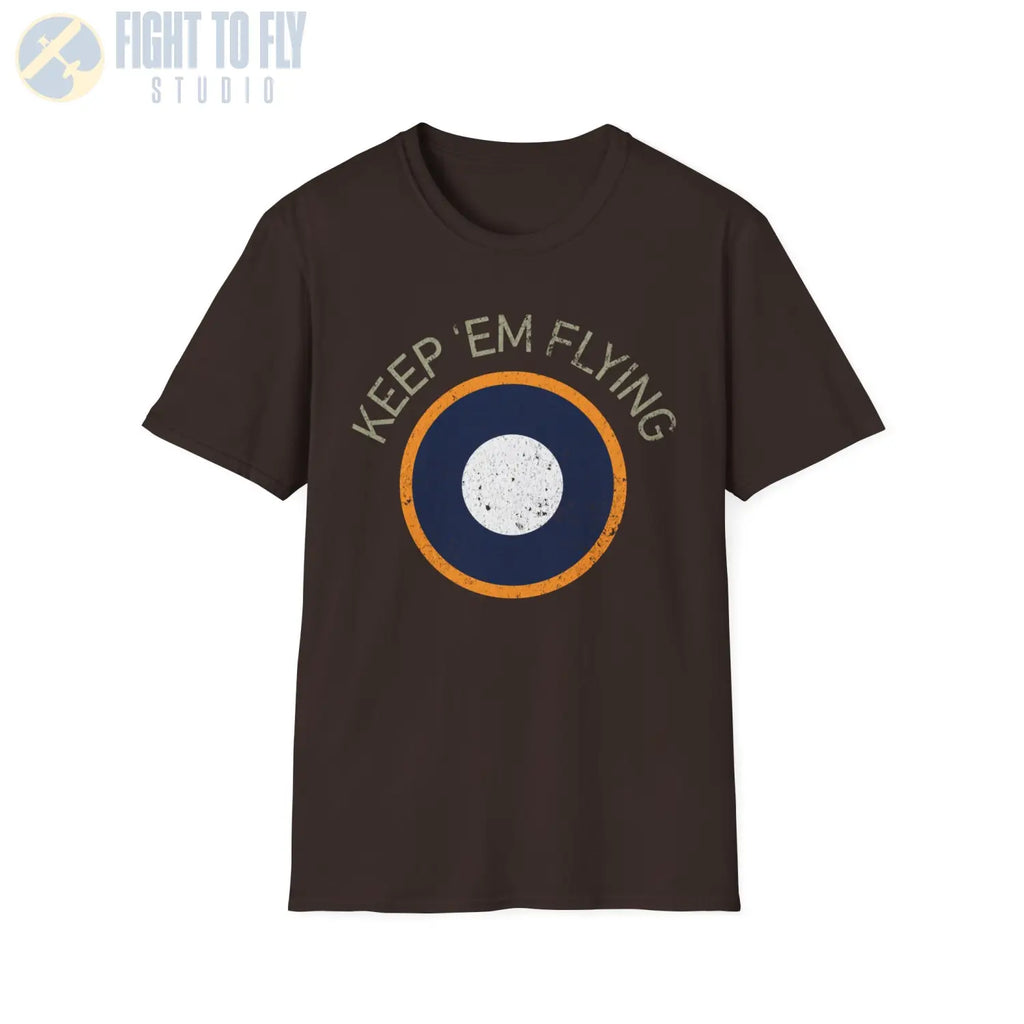 RAF SEAC Roundel “Keep ’Em Flying” - T-Shirt - Pilot gifts - WWII warbird t-shirt