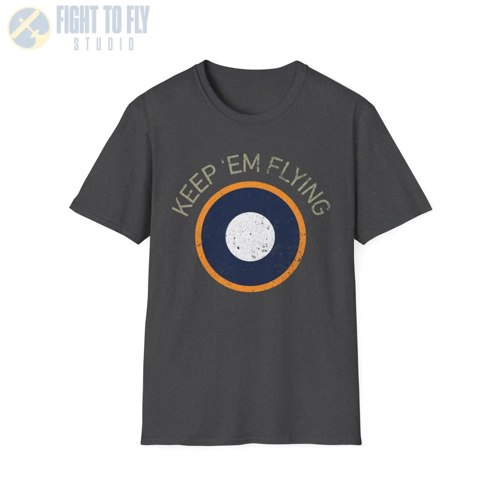 RAF SEAC Roundel “Keep ’Em Flying” - T-Shirt - Pilot gifts - WWII warbird t-shirt