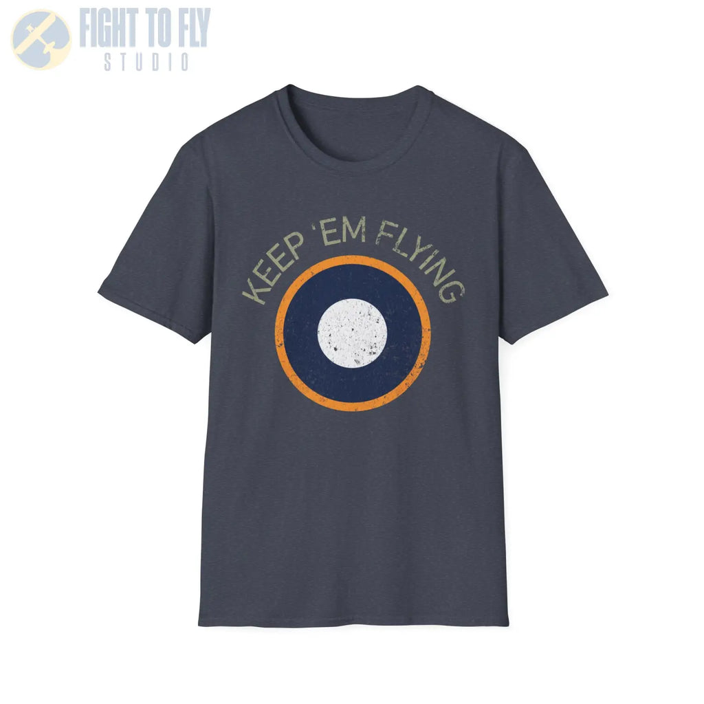 RAF SEAC Roundel “Keep ’Em Flying” - T-Shirt - Pilot gifts - WWII warbird t-shirt