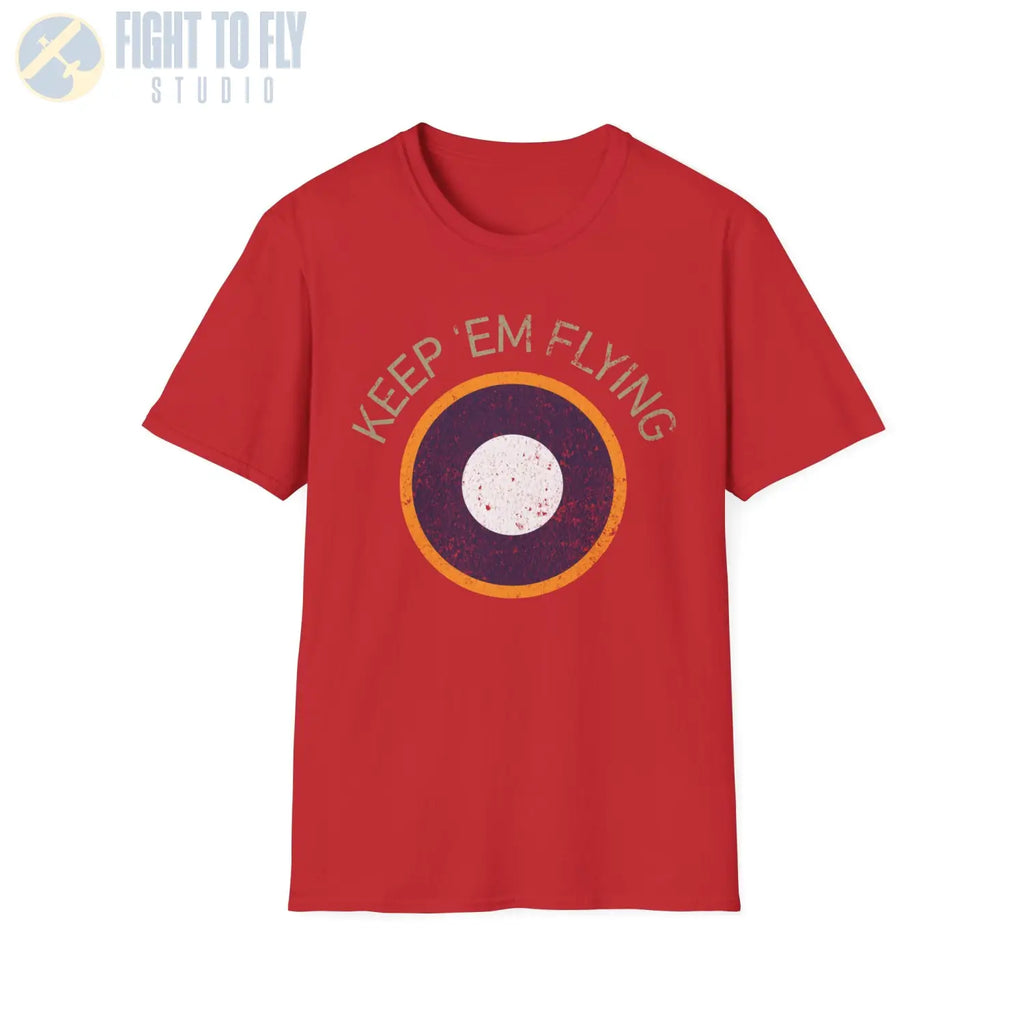 RAF SEAC Roundel “Keep ’Em Flying” - T-Shirt - Pilot gifts - WWII warbird t-shirt