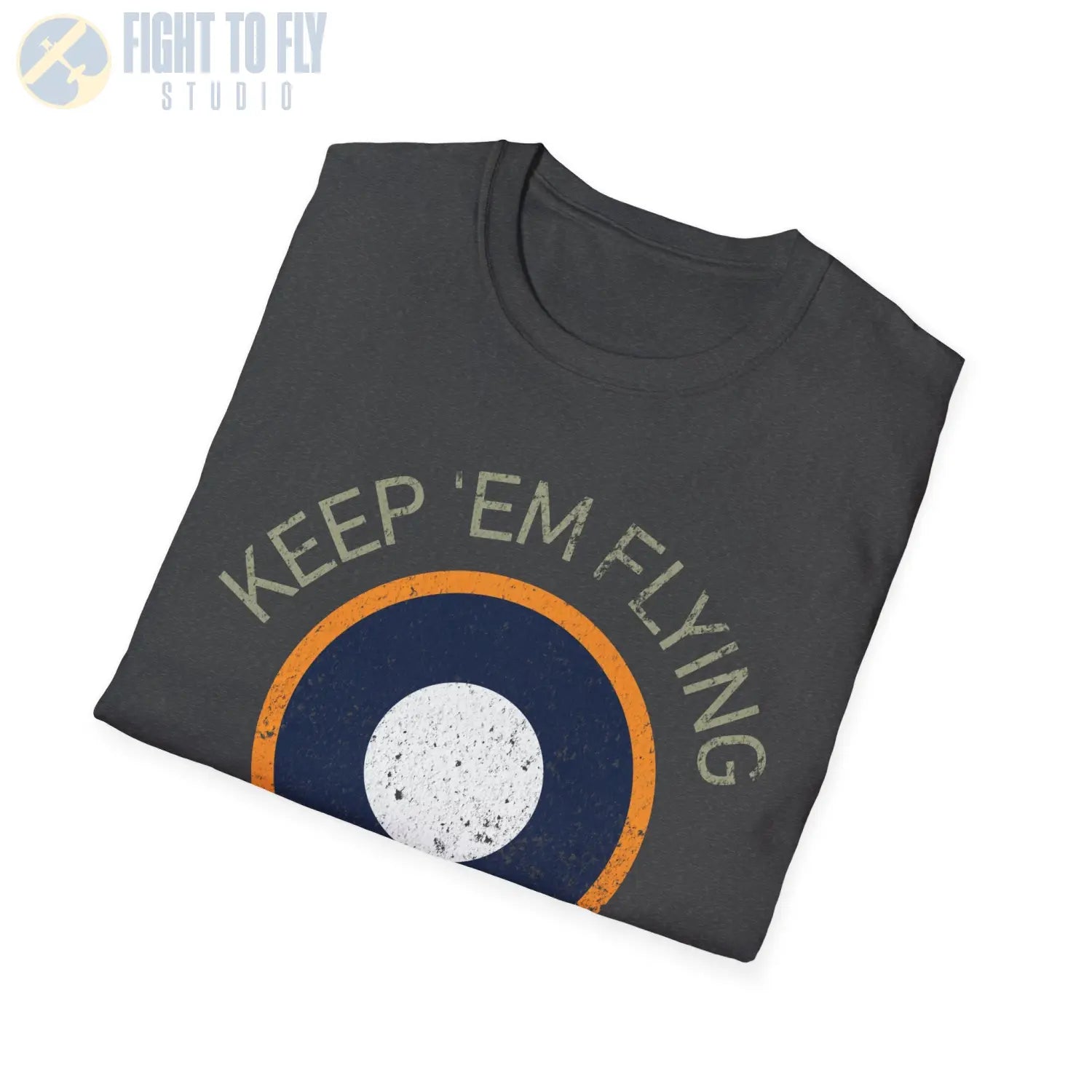 RAF SEAC Roundel “Keep ’Em Flying” - T-Shirt - Pilot gifts - WWII warbird t-shirt