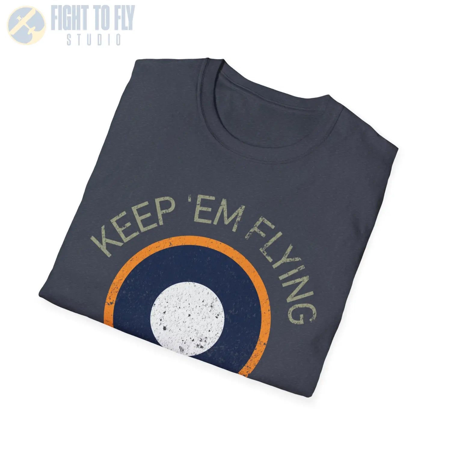 RAF SEAC Roundel “Keep ’Em Flying” - T-Shirt - Pilot gifts - WWII warbird t-shirt
