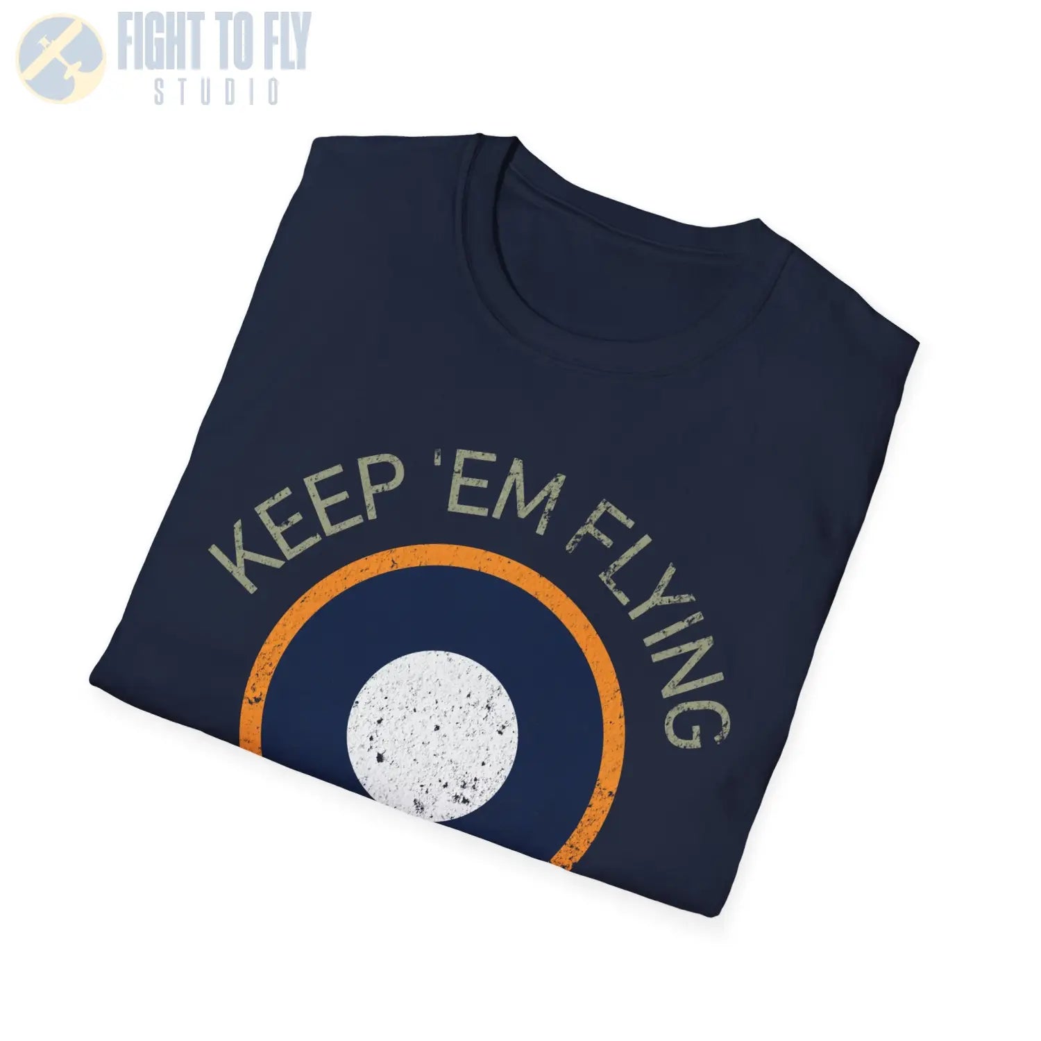 RAF SEAC Roundel “Keep ’Em Flying” - T-Shirt - Pilot gifts - WWII warbird t-shirt