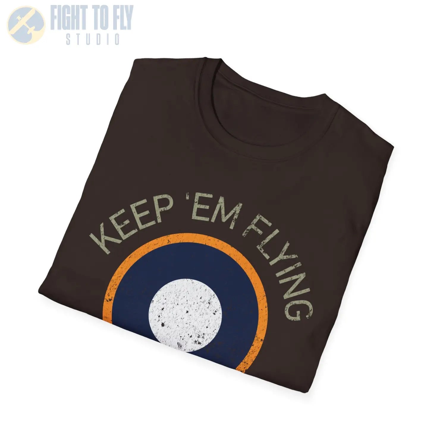 RAF SEAC Roundel “Keep ’Em Flying” - T-Shirt - Pilot gifts - WWII warbird t-shirt