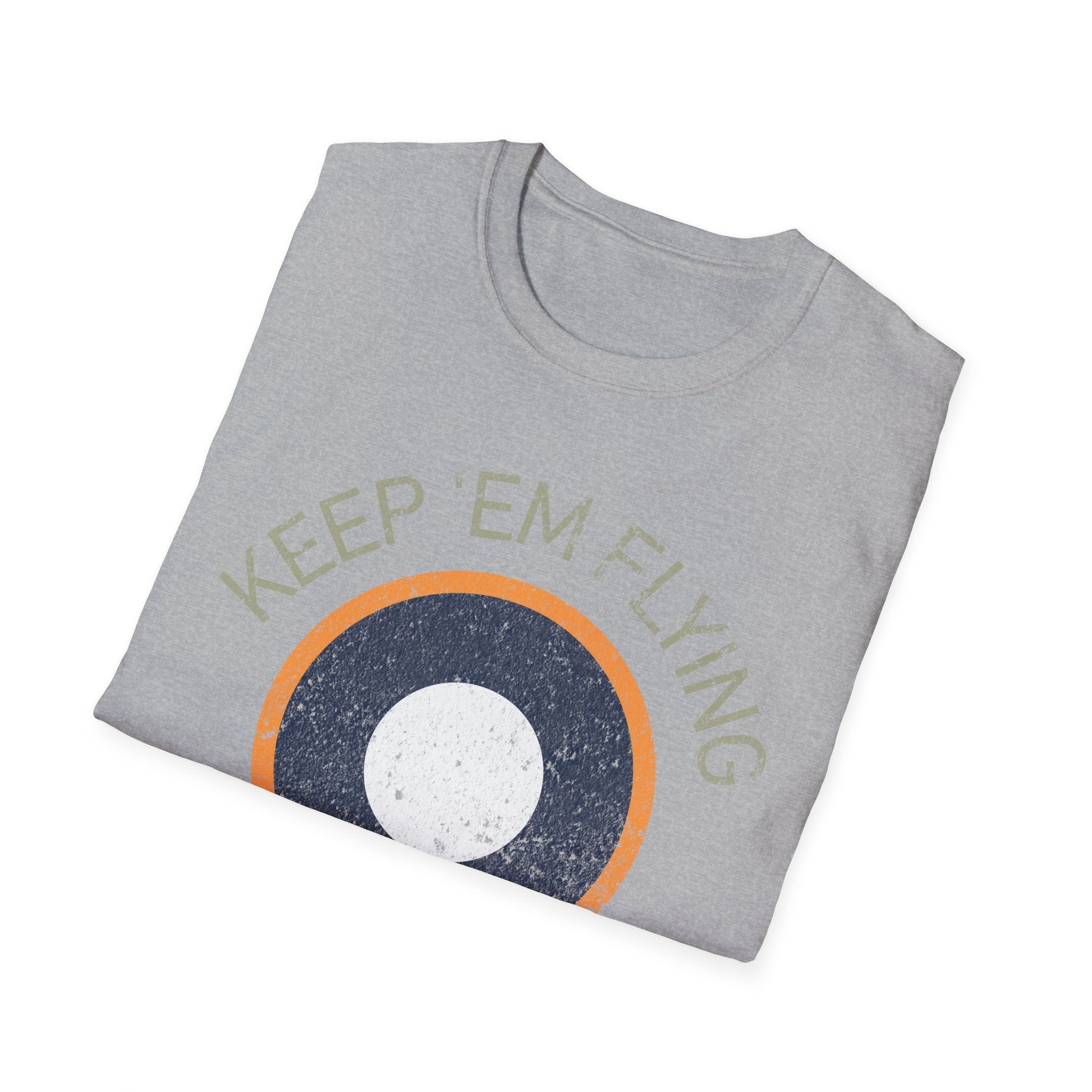 RAF SEAC Roundel “Keep ’Em Flying” WWII Heritage T Shirt – South East Asia Command Insignia Pilot gifts warbird t shirt