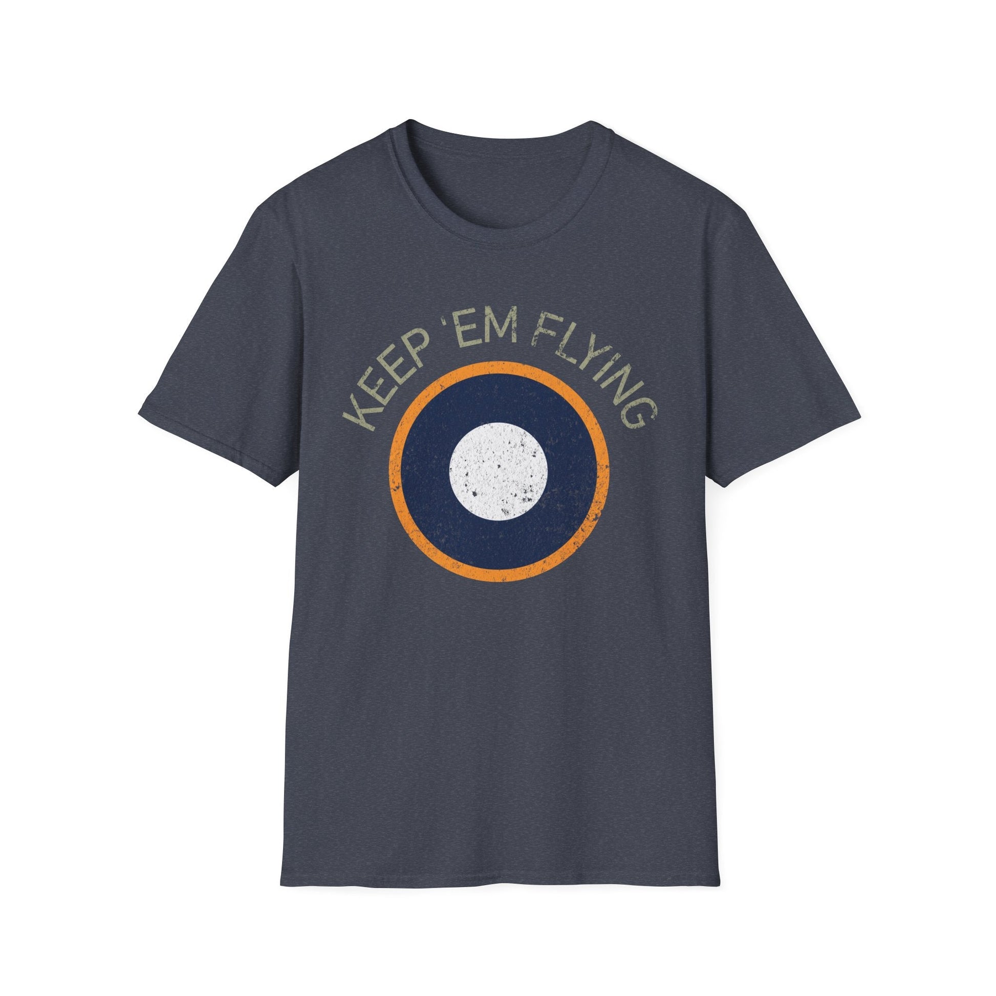 RAF SEAC Roundel “Keep ’Em Flying” WWII Heritage T Shirt – South East Asia Command Insignia Pilot gifts warbird t shirt