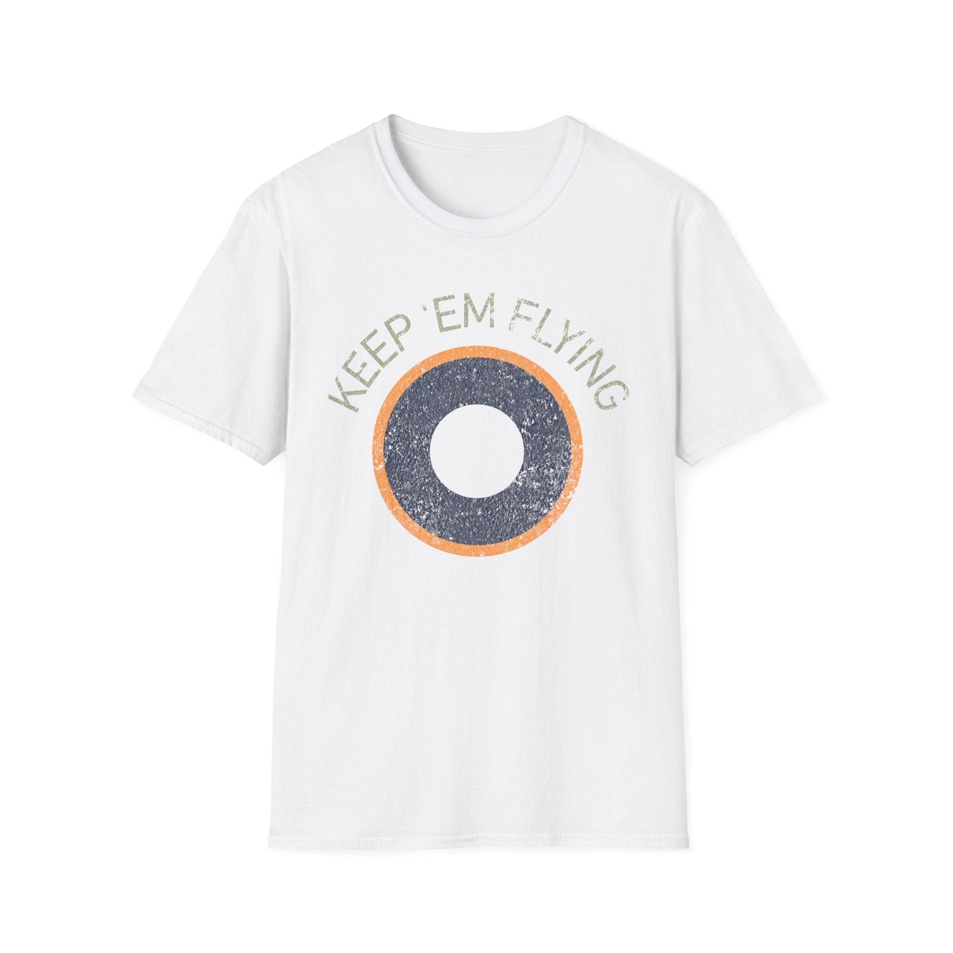 RAF SEAC Roundel “Keep ’Em Flying” WWII Heritage T Shirt – South East Asia Command Insignia Pilot gifts warbird t shirt