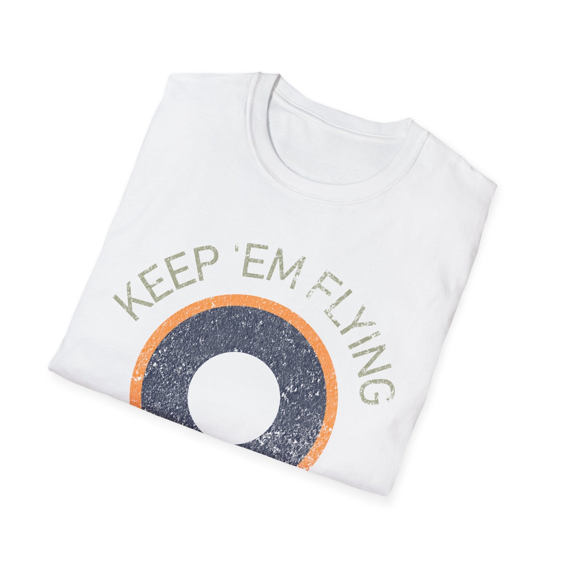 RAF SEAC Roundel “Keep ’Em Flying” WWII Heritage T Shirt – South East Asia Command Insignia Pilot gifts warbird t shirt