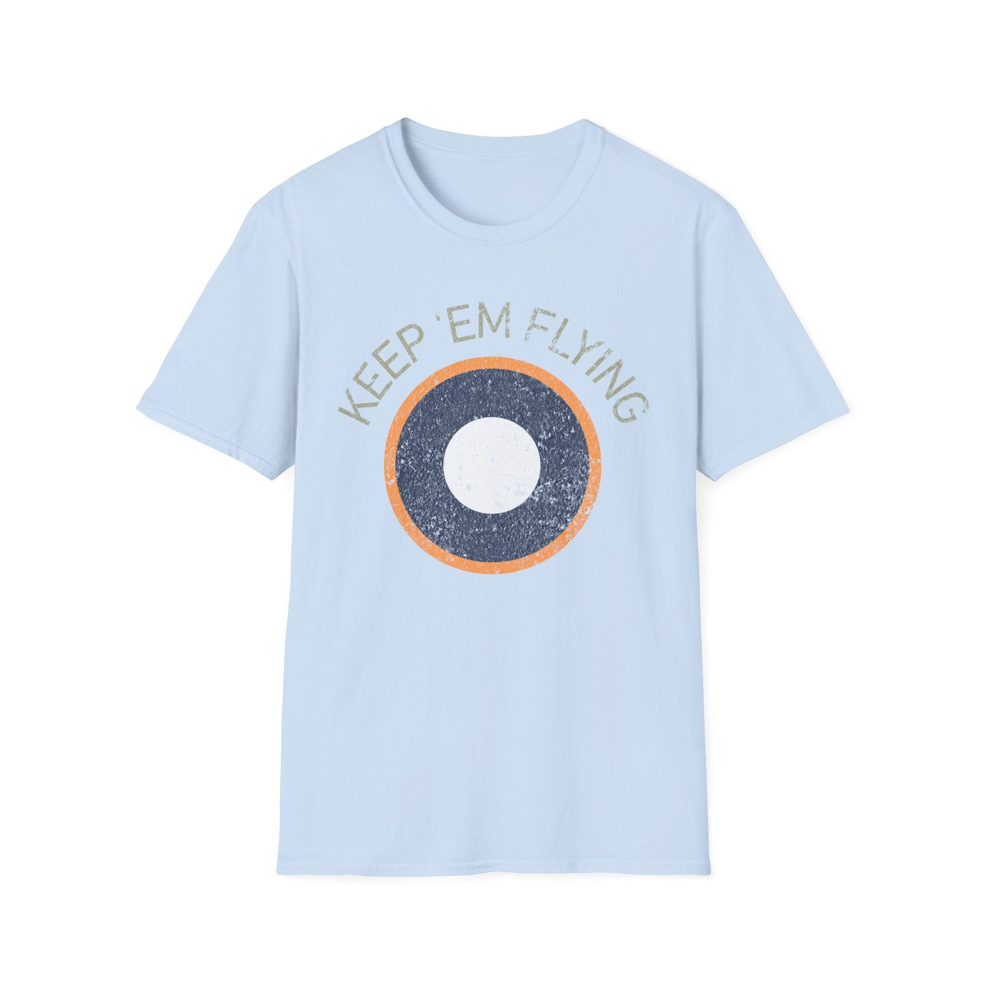 RAF SEAC Roundel “Keep ’Em Flying” WWII Heritage T Shirt – South East Asia Command Insignia Pilot gifts warbird t shirt