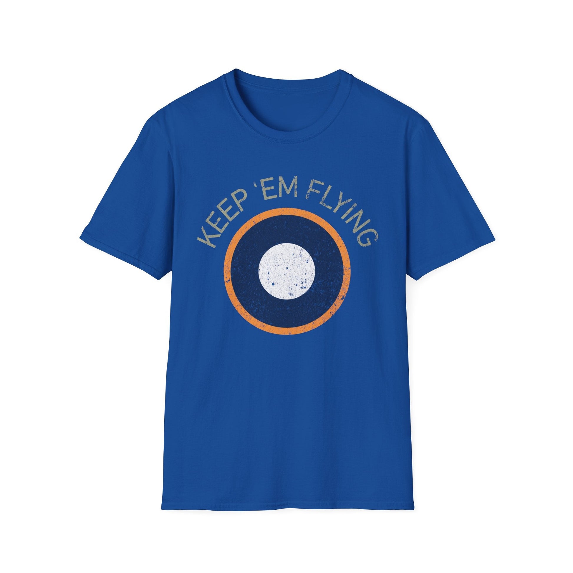 RAF SEAC Roundel “Keep ’Em Flying” WWII Heritage T Shirt – South East Asia Command Insignia Pilot gifts warbird t shirt