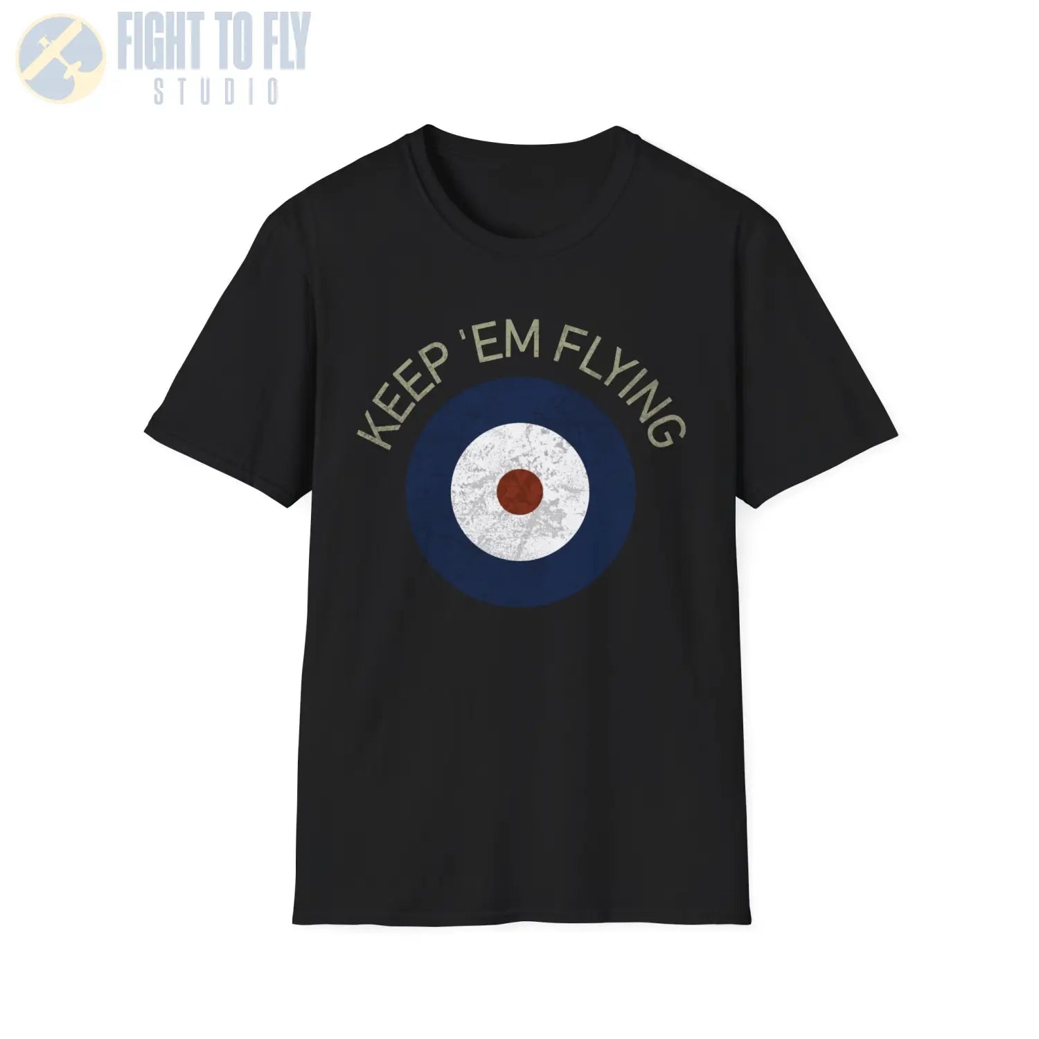 RAF Type A Roundel “Keep ’Em Flying” T Shirt Pilot gifts WWII warbird t shirt