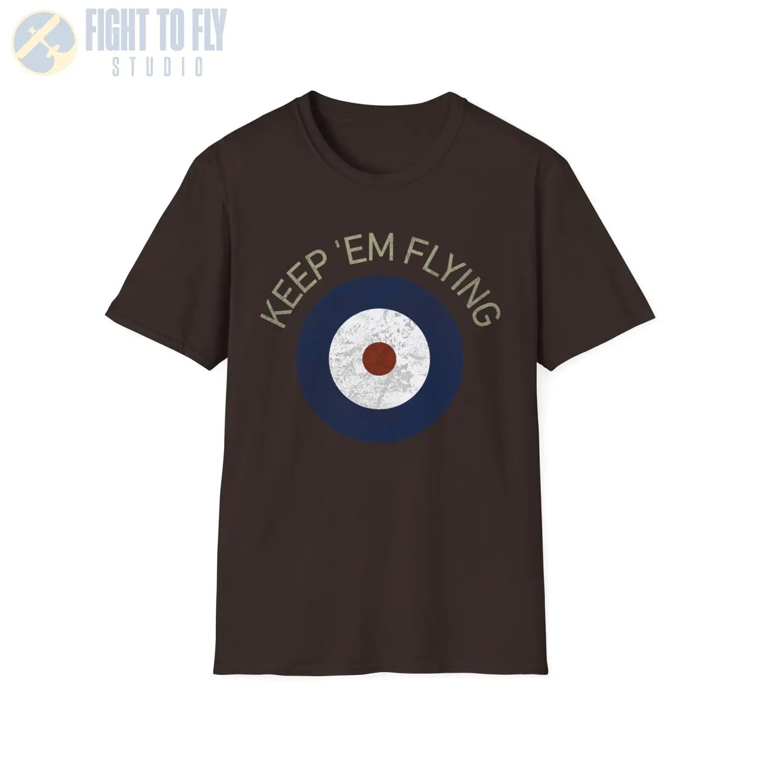 RAF Type A Roundel “Keep ’Em Flying” T Shirt Pilot gifts WWII warbird t shirt