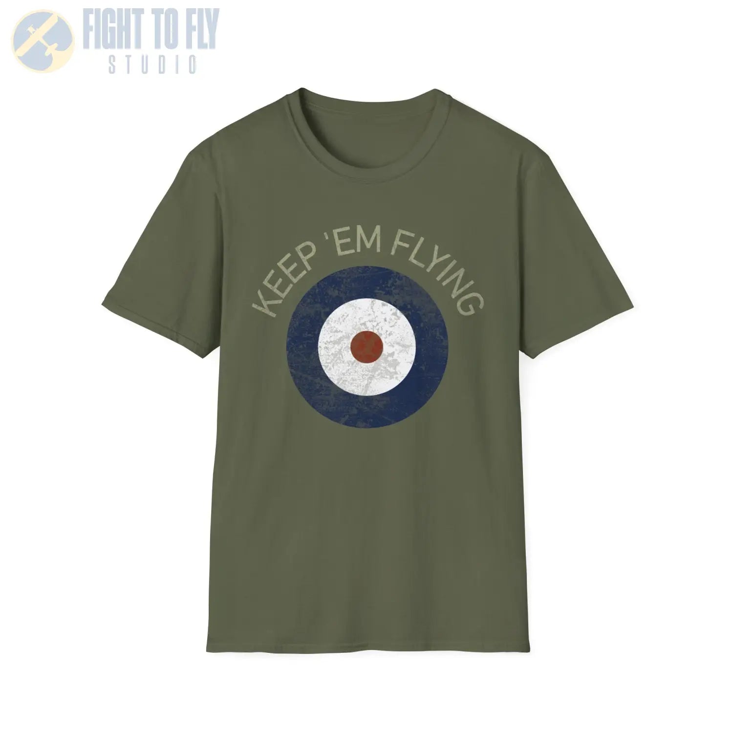 RAF Type A Roundel “Keep ’Em Flying” T Shirt Pilot gifts WWII warbird t shirt