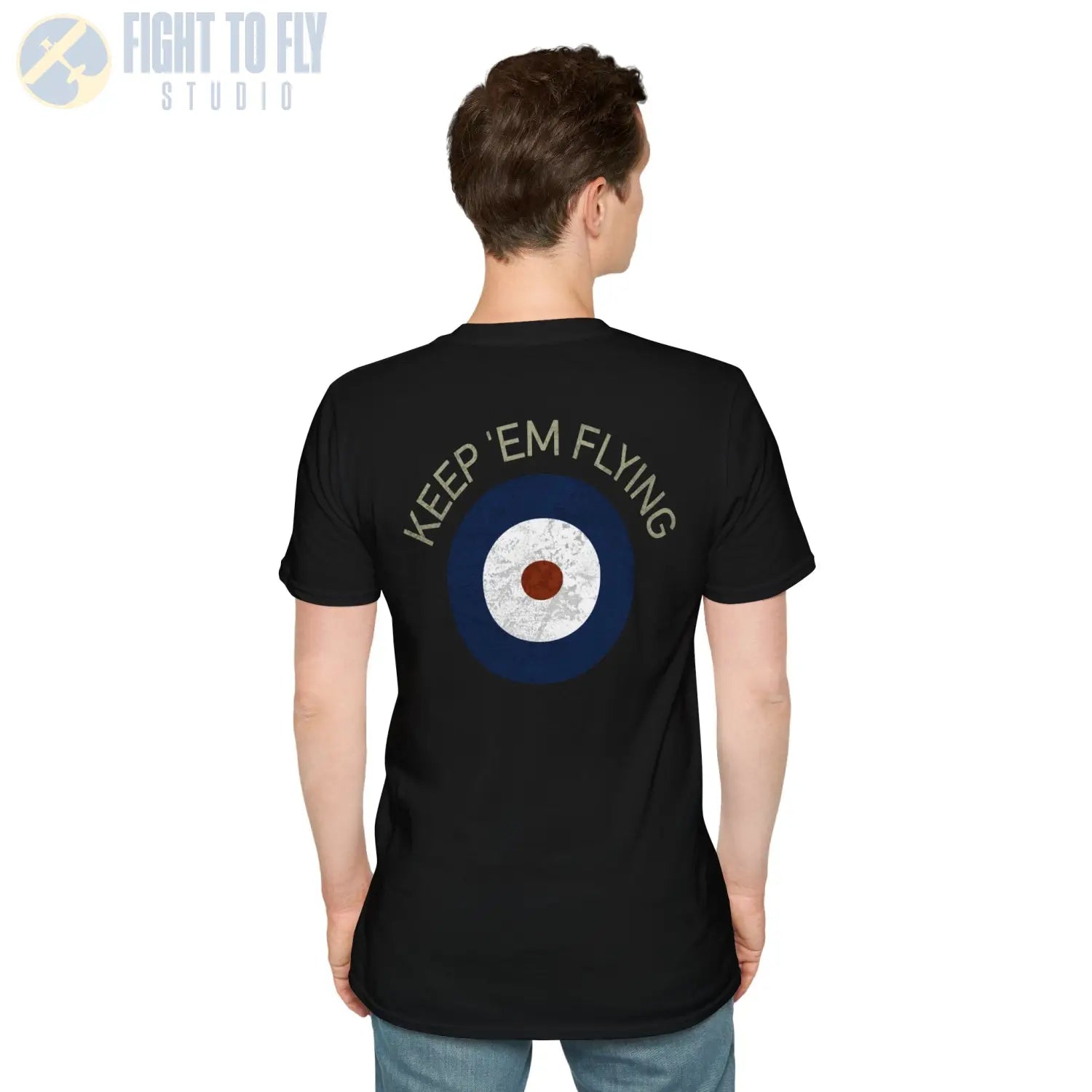 RAF Type A Roundel “Keep ’Em Flying” T Shirt Pilot gifts WWII warbird t shirt
