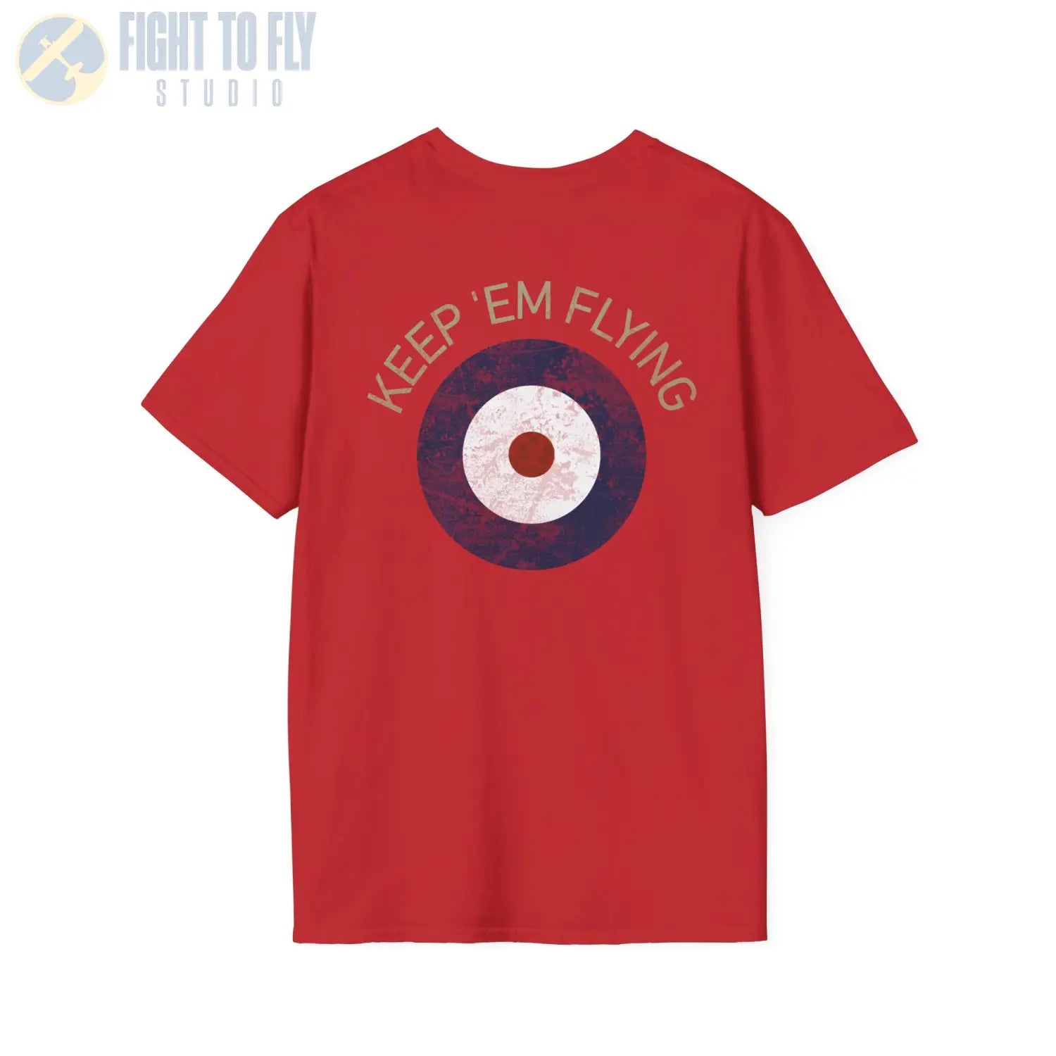 RAF Type A Roundel “Keep ’Em Flying” - T-Shirt - Pilot gifts - WWII warbird t-shirt
