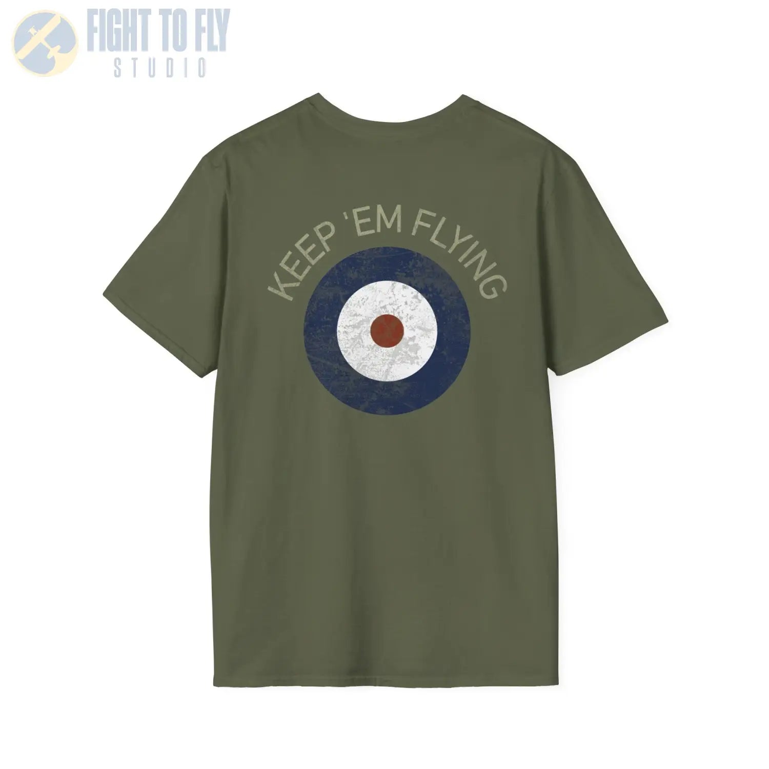 RAF Type A Roundel “Keep ’Em Flying” - T-Shirt - Pilot gifts - WWII warbird t-shirt