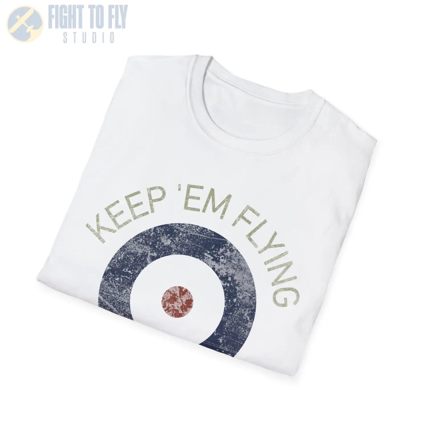 RAF Type A Roundel “Keep ’Em Flying” - T-Shirt - Pilot gifts - WWII warbird t-shirt