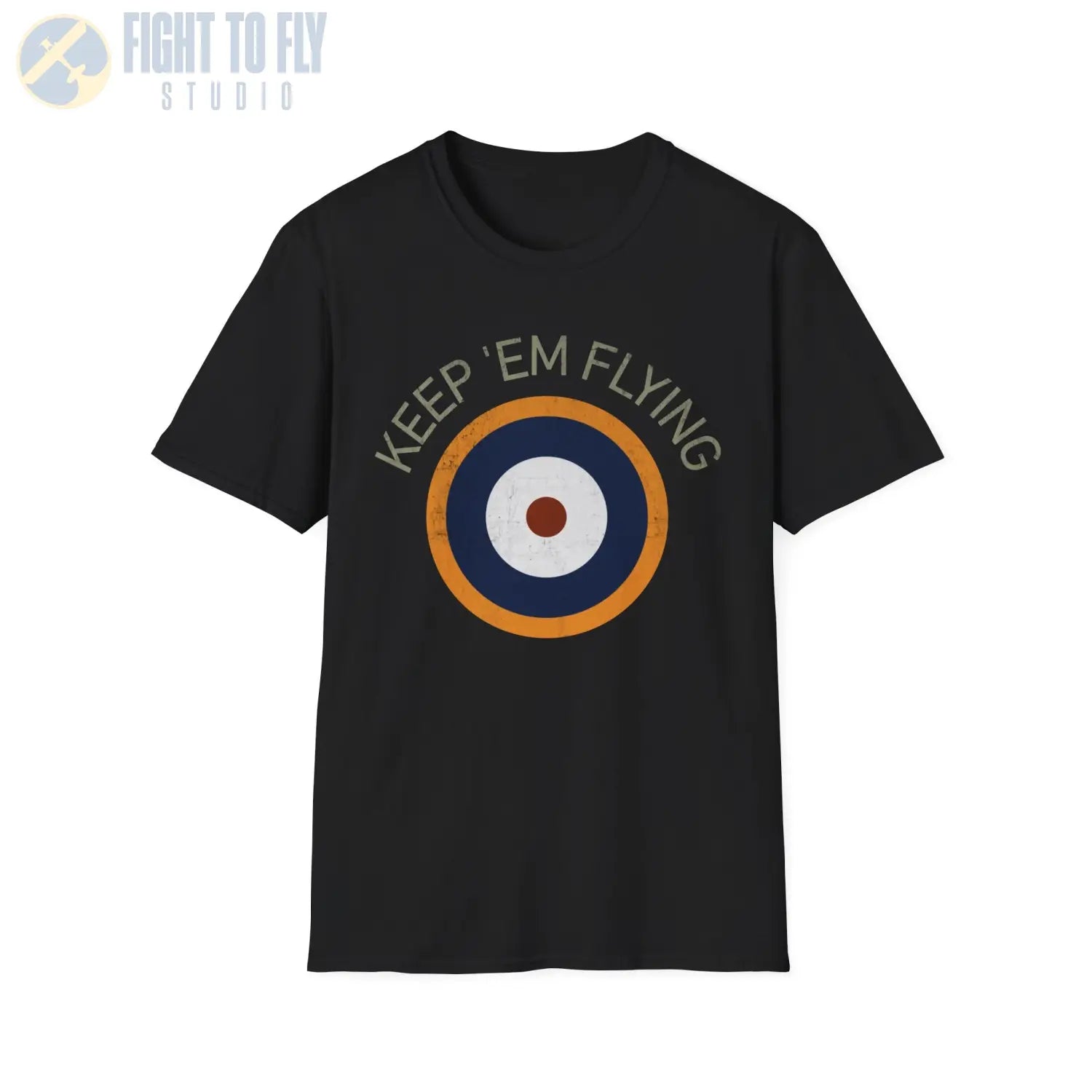 RAF Type A2 Roundel “Keep ’Em Flying” T Shirt Pilot gifts WWII warbird t shirt